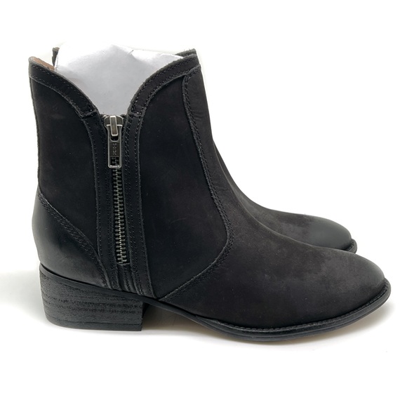 Seychelles Shoes - Seychelles Leather Ankle Boot Lucky Penny Booties Black Size 5
